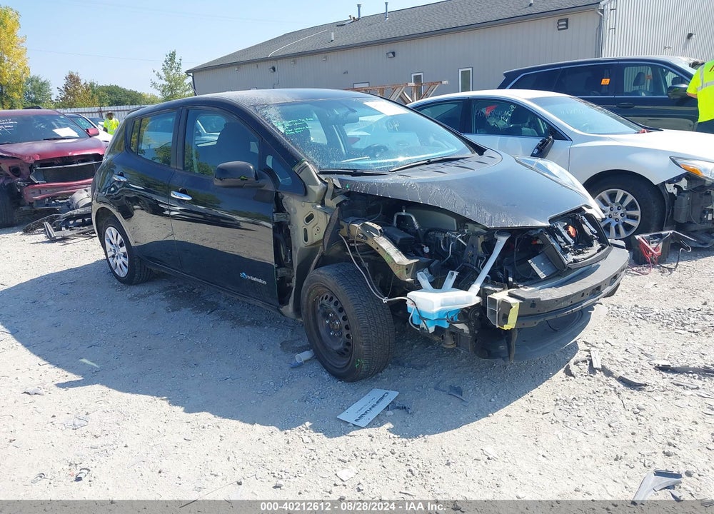 2017 NISSAN LEAF S VIN: 1N4BZ0CP4HC300017
