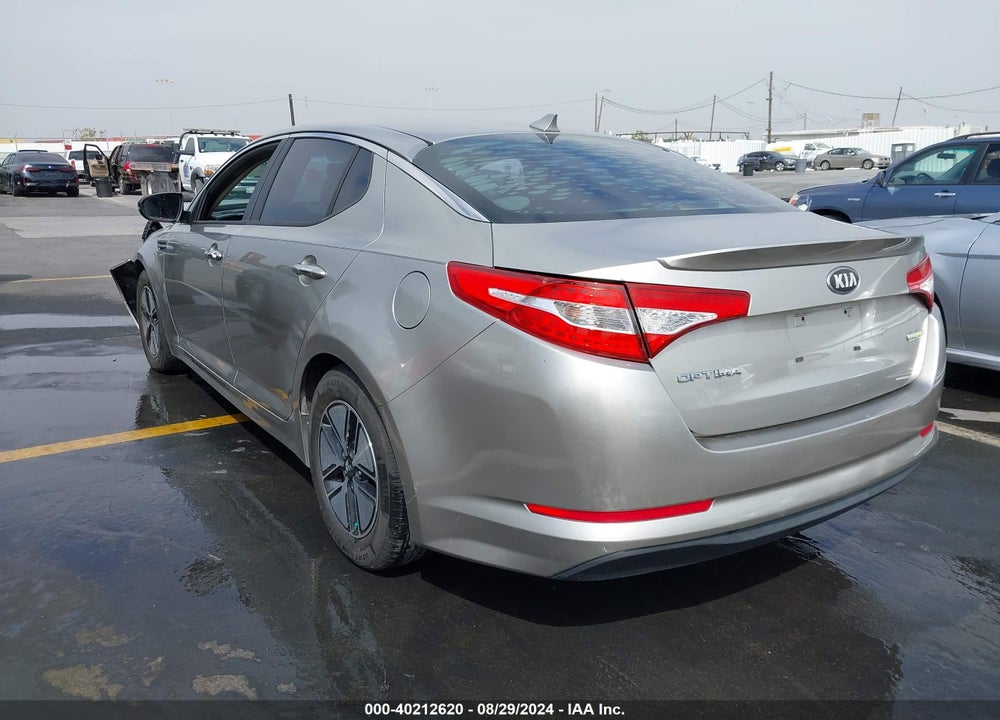 2013 KIA OPTIMA HYBRID LX VIN: KNAGM4AD9D5042703