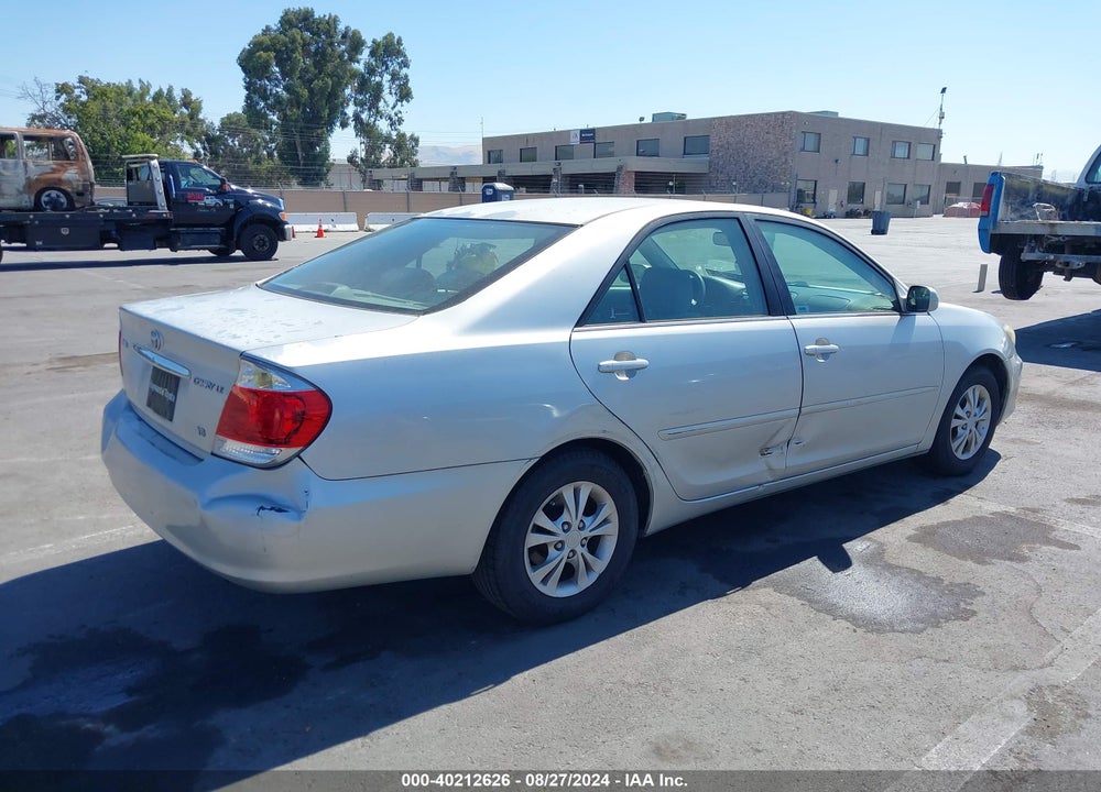 2005 TOYOTA CAMRY LE V6 VIN: 4T1BF30K25U601979