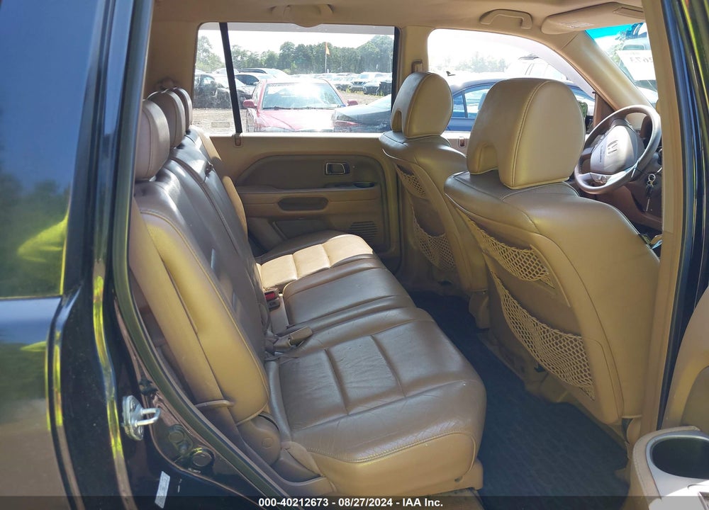 2008 HONDA PILOT EX-L VIN: 5FNYF18728B011331