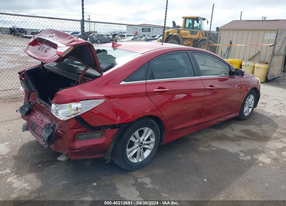 2014 HYUNDAI SONATA GLS VIN: 5NPEB4AC9EH859453