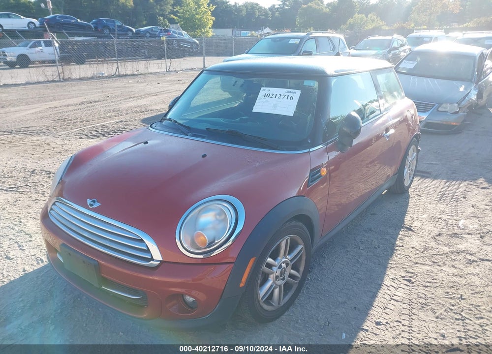 2012 MINI COOPER VIN: WMWSU3C50CT257150