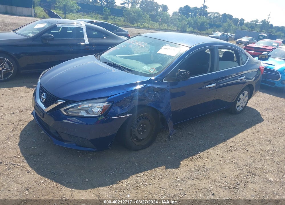 2019 NISSAN SENTRA S VIN: 3N1AB7AP0KY232404