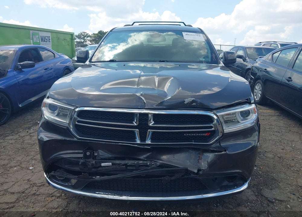 2015 DODGE DURANGO SXT VIN: 1C4RDHAG5FC907534