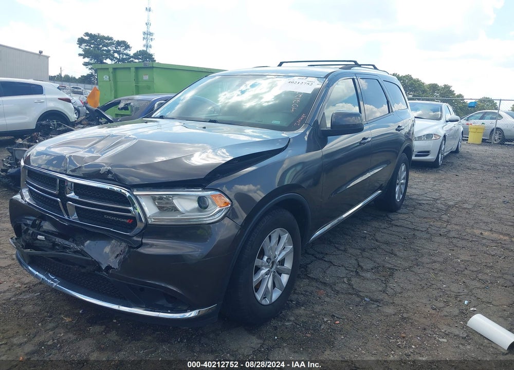 2015 DODGE DURANGO SXT VIN: 1C4RDHAG5FC907534