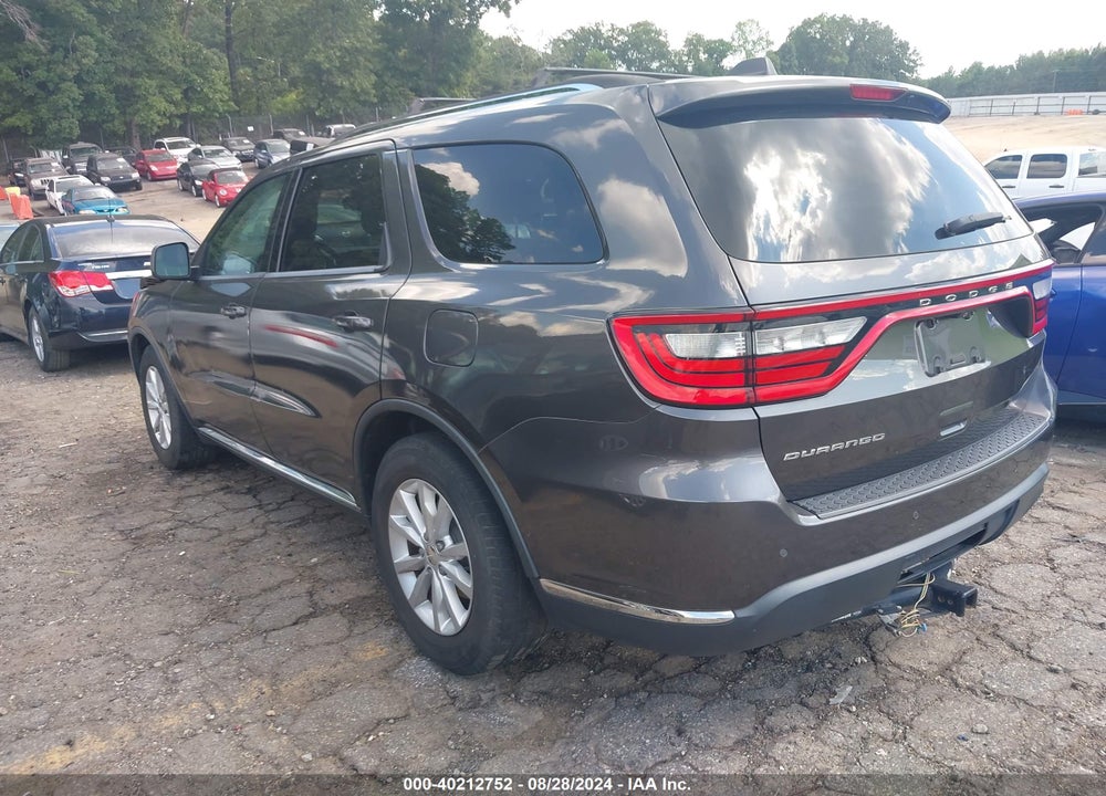 2015 DODGE DURANGO SXT VIN: 1C4RDHAG5FC907534
