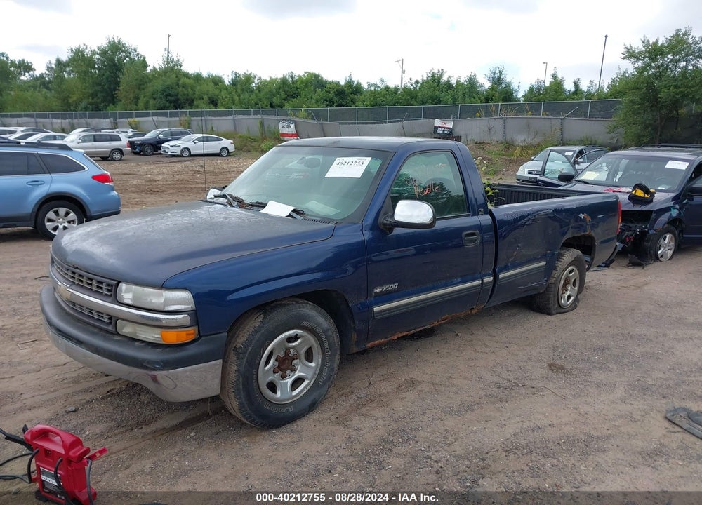 2001 CHEVROLET SILVERADO 1500 LS VIN: 1GCEC14V91E245831