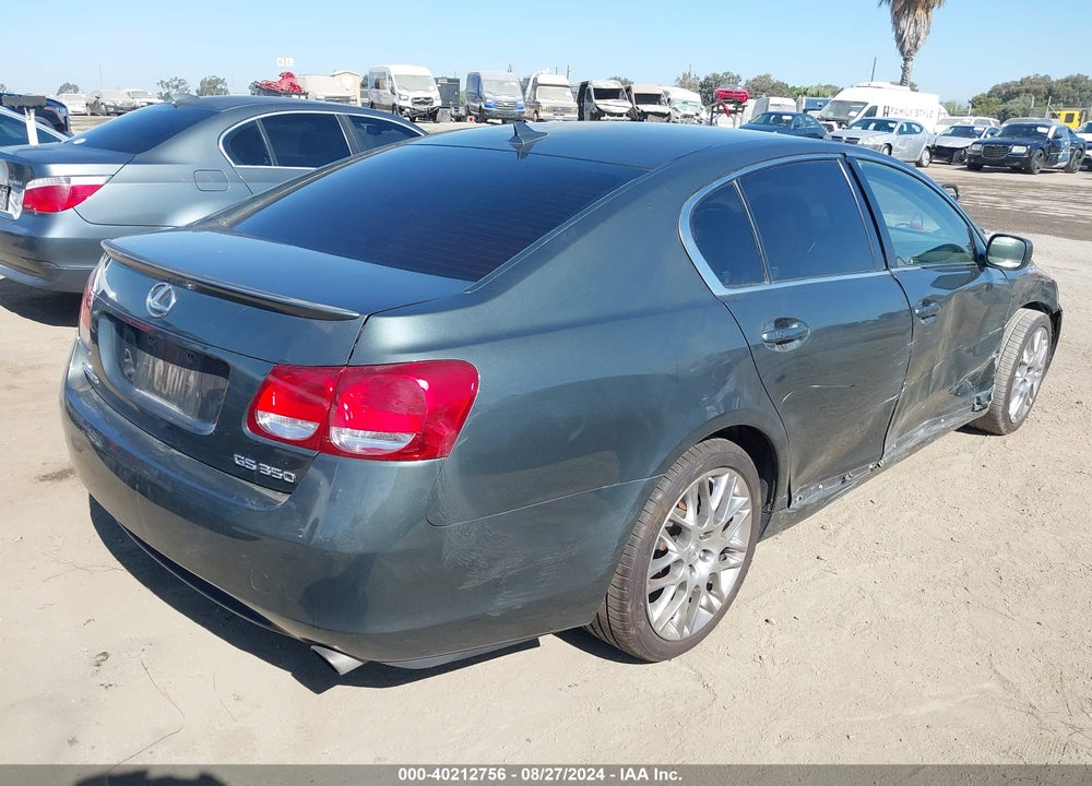 2007 LEXUS GS 350 VIN: JTHBE96S470011695