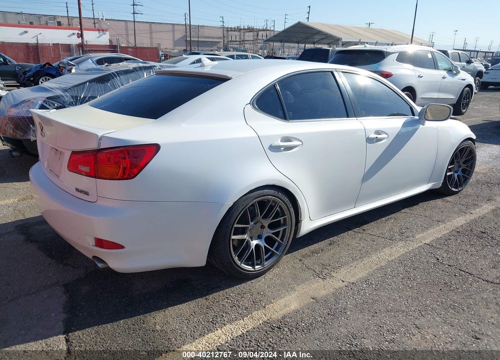 2008 LEXUS IS 250 VIN: JTHBK262882081643