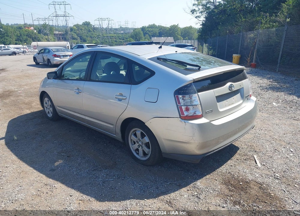 2004 TOYOTA PRIUS VIN: JTDKB22U840092222