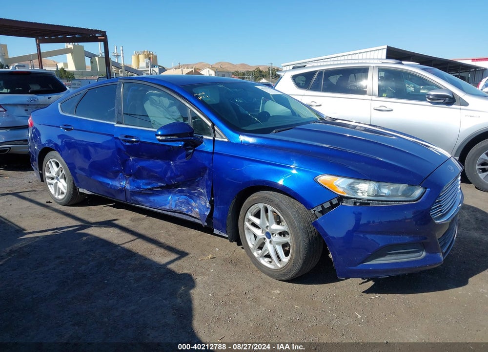 2013 FORD FUSION SE VIN: 3FA6P0HR8DR313351