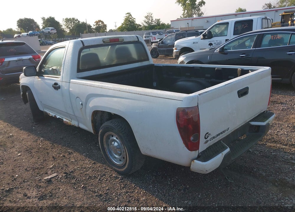 2009 CHEVROLET COLORADO LT/WORK TRUCK VIN: 1GCCS149898124621
