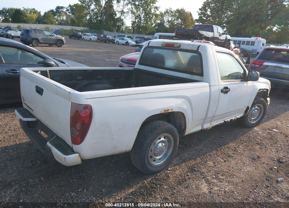 2009 CHEVROLET COLORADO LT/WORK TRUCK VIN: 1GCCS149898124621