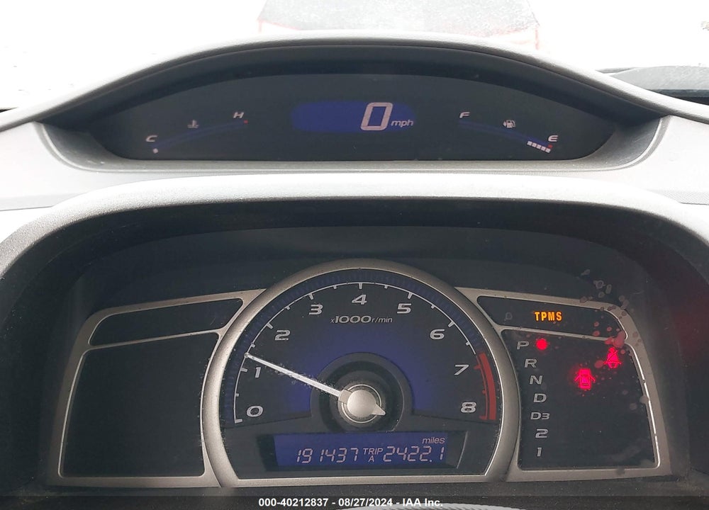 2011 HONDA CIVIC VIN: 2HGFA1F98BH516237