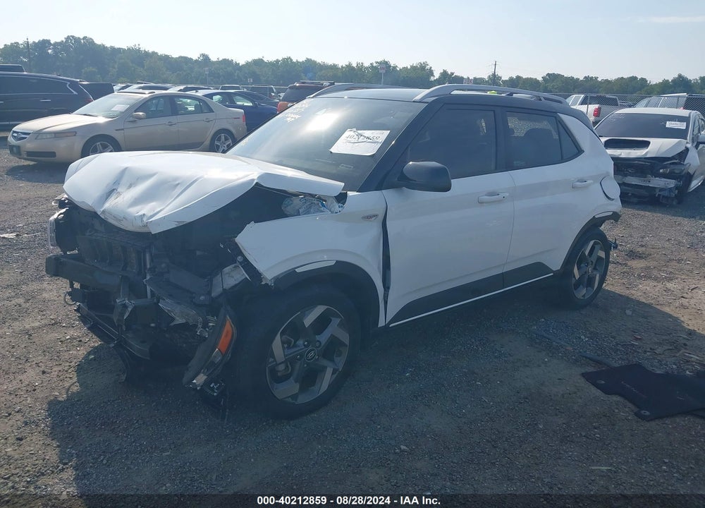 2022 HYUNDAI VENUE LIMITED VIN: KMHRC8A33NU134289