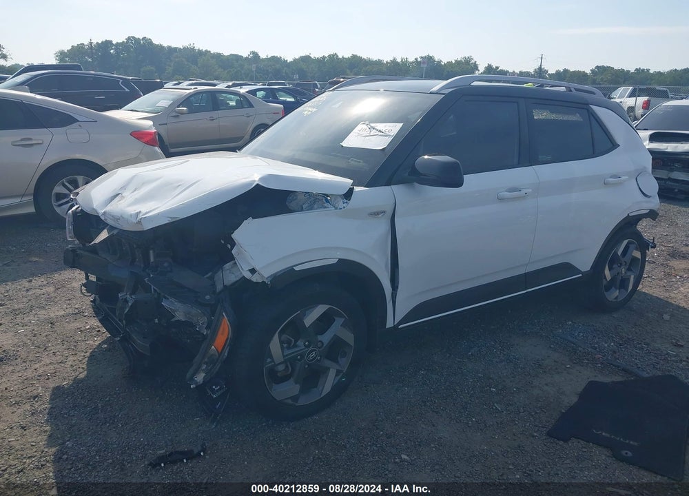 2022 HYUNDAI VENUE LIMITED VIN: KMHRC8A33NU134289