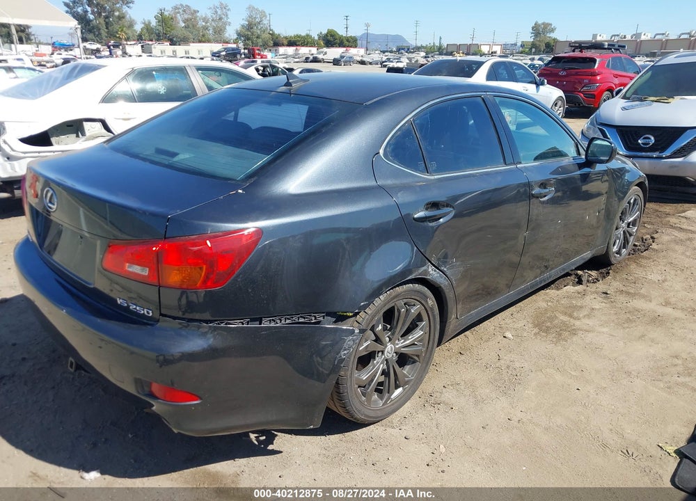 2008 LEXUS IS 250 VIN: JTHBK262282080293