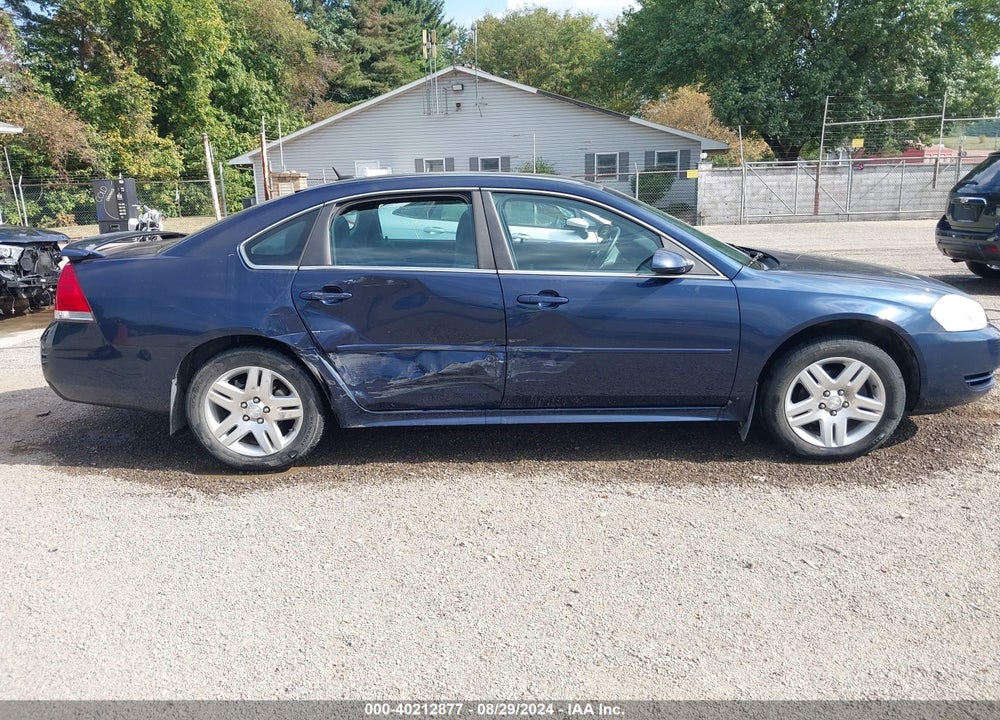 2012 CHEVROLET IMPALA LT VIN: 2G1WB5E37C1255587
