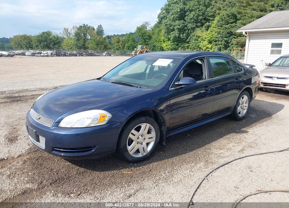 2012 CHEVROLET IMPALA LT VIN: 2G1WB5E37C1255587