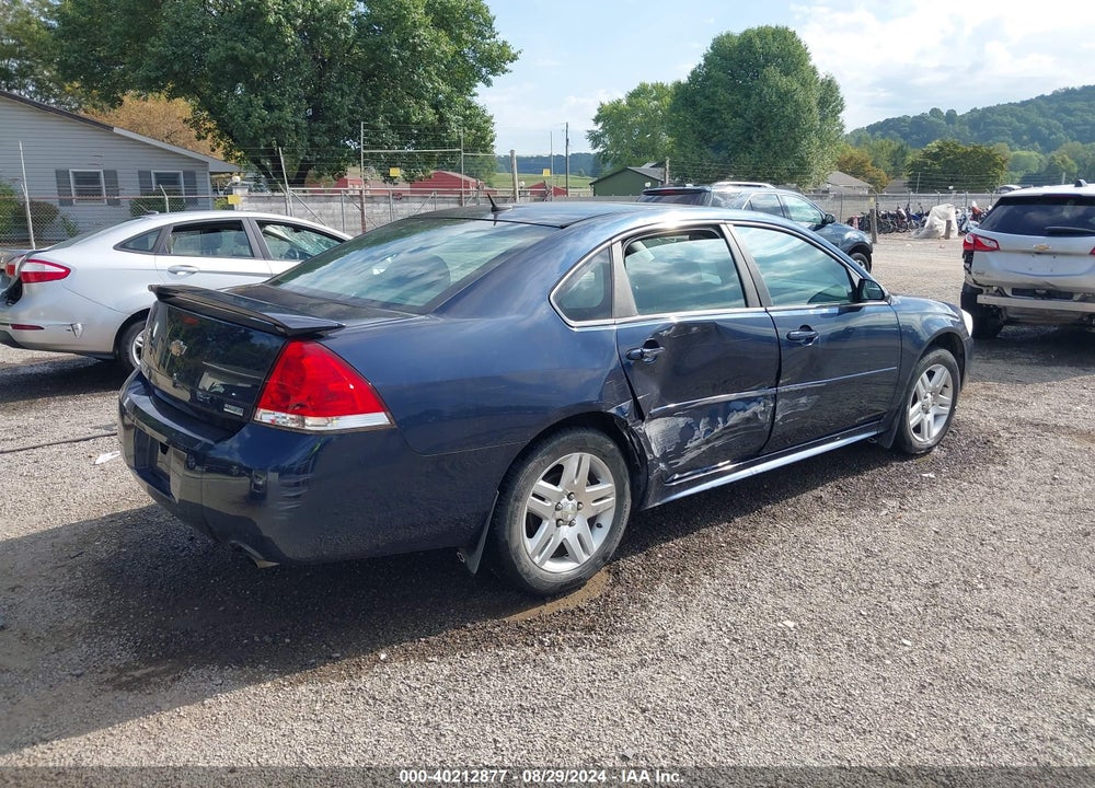 2012 CHEVROLET IMPALA LT VIN: 2G1WB5E37C1255587