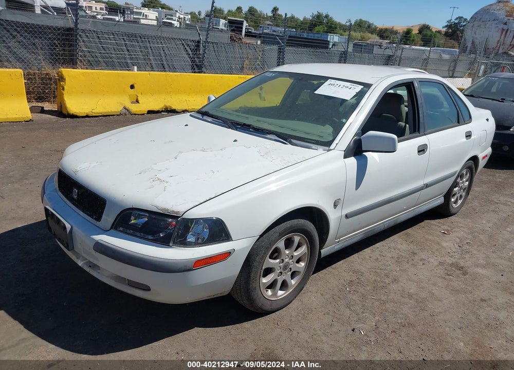 2002 VOLVO S40 A VIN: YV1VS295X2F824222