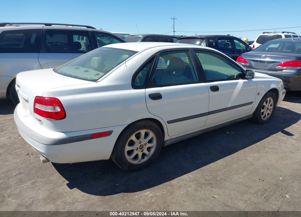 2002 VOLVO S40 A VIN: YV1VS295X2F824222
