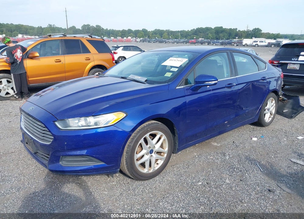 2016 FORD FUSION SE VIN: 3FA6P0H74GR240840