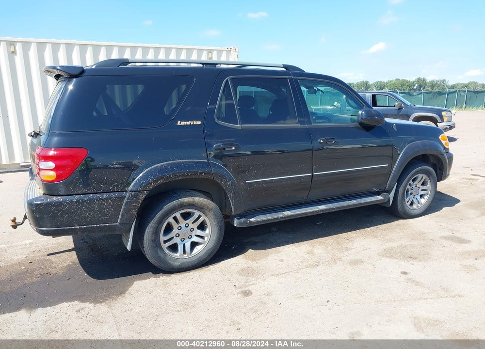 2003 TOYOTA SEQUOIA LIMITED VIN: 5TDBT48A33S184761