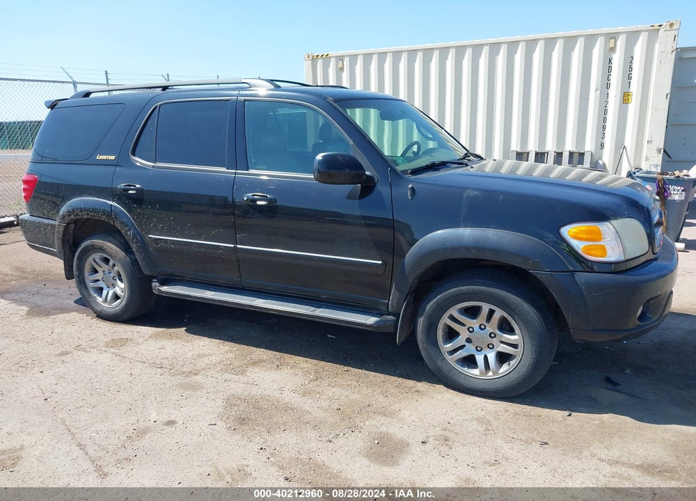 2003 TOYOTA SEQUOIA LIMITED VIN: 5TDBT48A33S184761