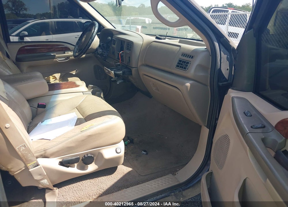 2000 FORD EXCURSION LIMITED VIN: 1FMNU43S8YEC52569