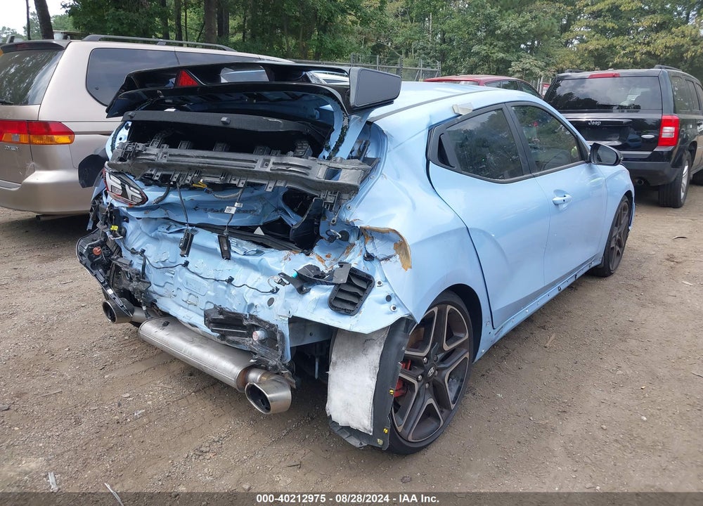 2022 HYUNDAI VELOSTER N VIN: KMHT36AHXNU013829