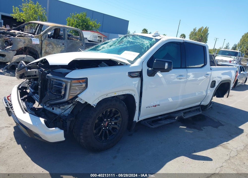2022 GMC SIERRA 1500 4WD SHORT BOX AT4X VIN: 3GTUUFELXNG548537