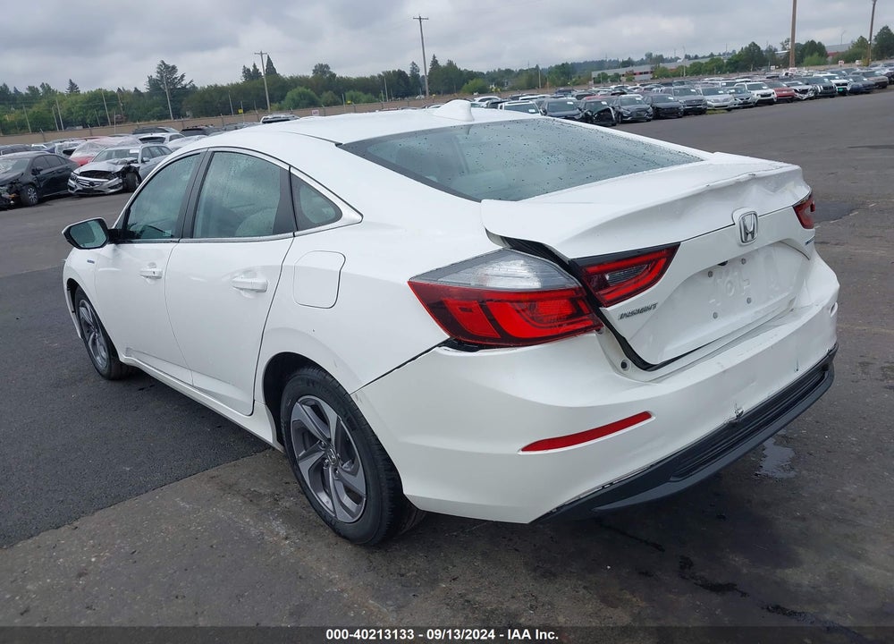 2019 HONDA INSIGHT EX VIN: 19XZE4F53KE012074