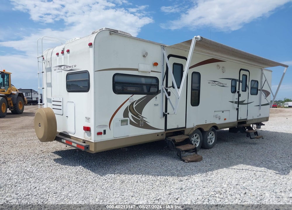 2011 FOREST RIVER ROCKWOOD WINDJAMMER TRAVEL TRAILERS VIN: 4X4TRLF28B1838233