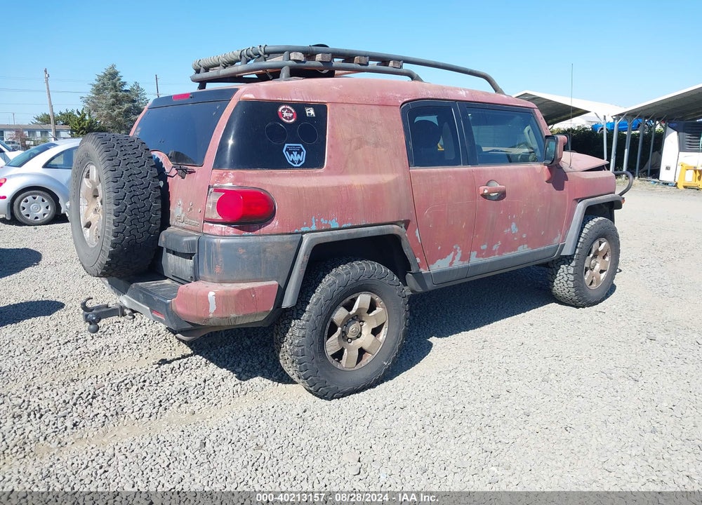 2007 TOYOTA FJ CRUISER VIN: JTEBU11F070099222