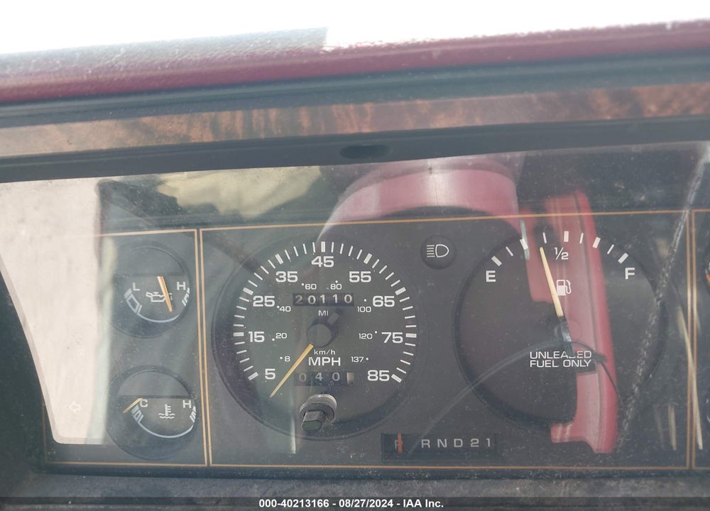 1985 DODGE ROYAL MINI VAN VIN: 2B7FK63G3FR117926