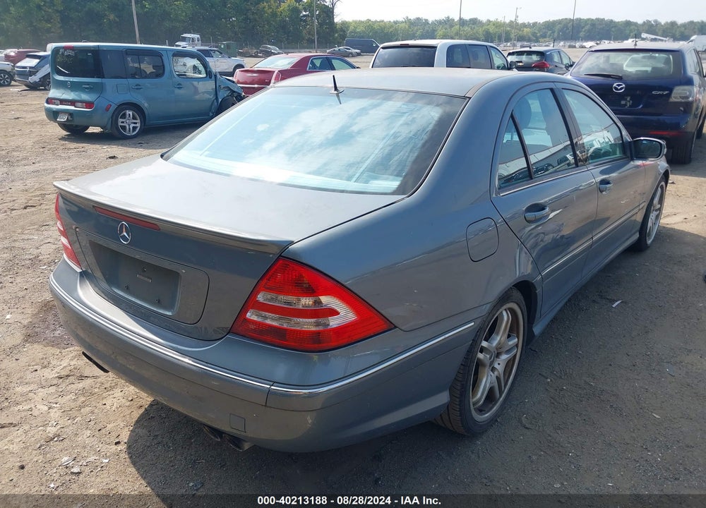 2006 MERCEDES-BENZ C 55 AMG VIN: WDBRF76J06F779466