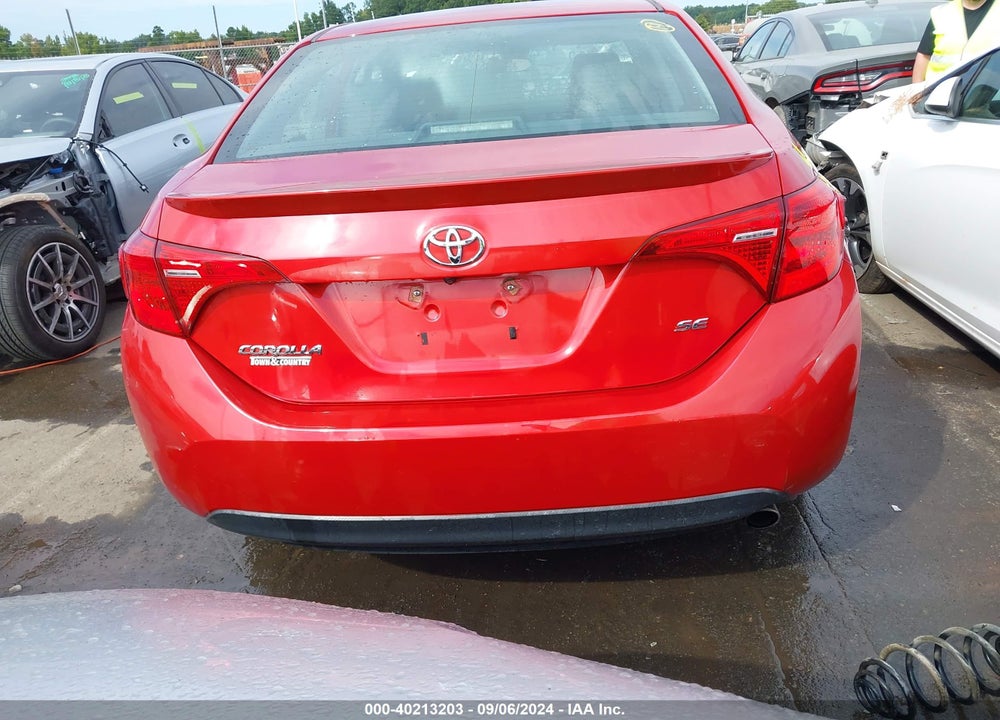 2017 TOYOTA COROLLA SE VIN: 2T1BURHE5HC887193