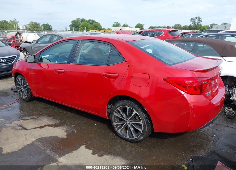 2017 TOYOTA COROLLA SE VIN: 2T1BURHE5HC887193