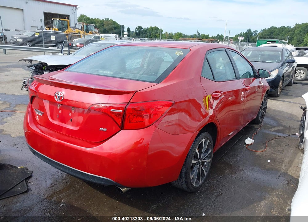 2017 TOYOTA COROLLA SE VIN: 2T1BURHE5HC887193