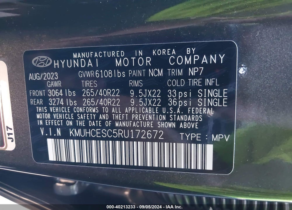 2024 GENESIS GV80 3.5T AWD VIN: KMUHCESC5RU172672