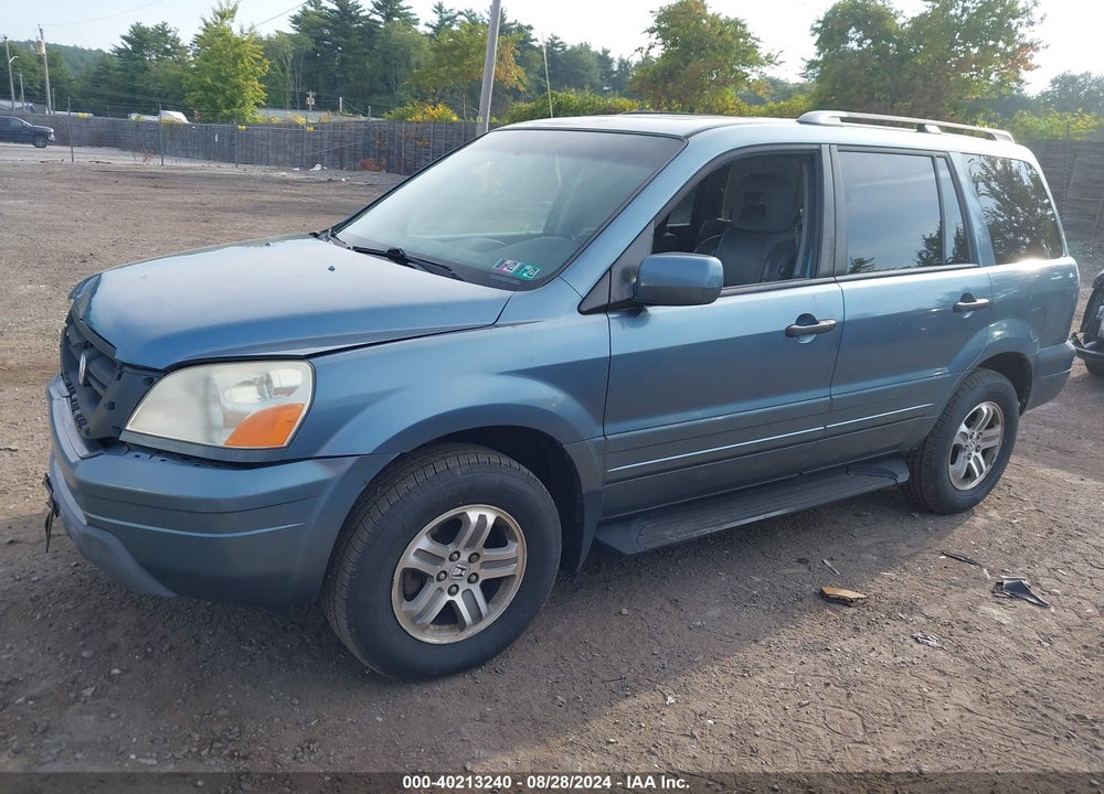 2005 HONDA PILOT EX-L VIN: 5FNYF18595B054784