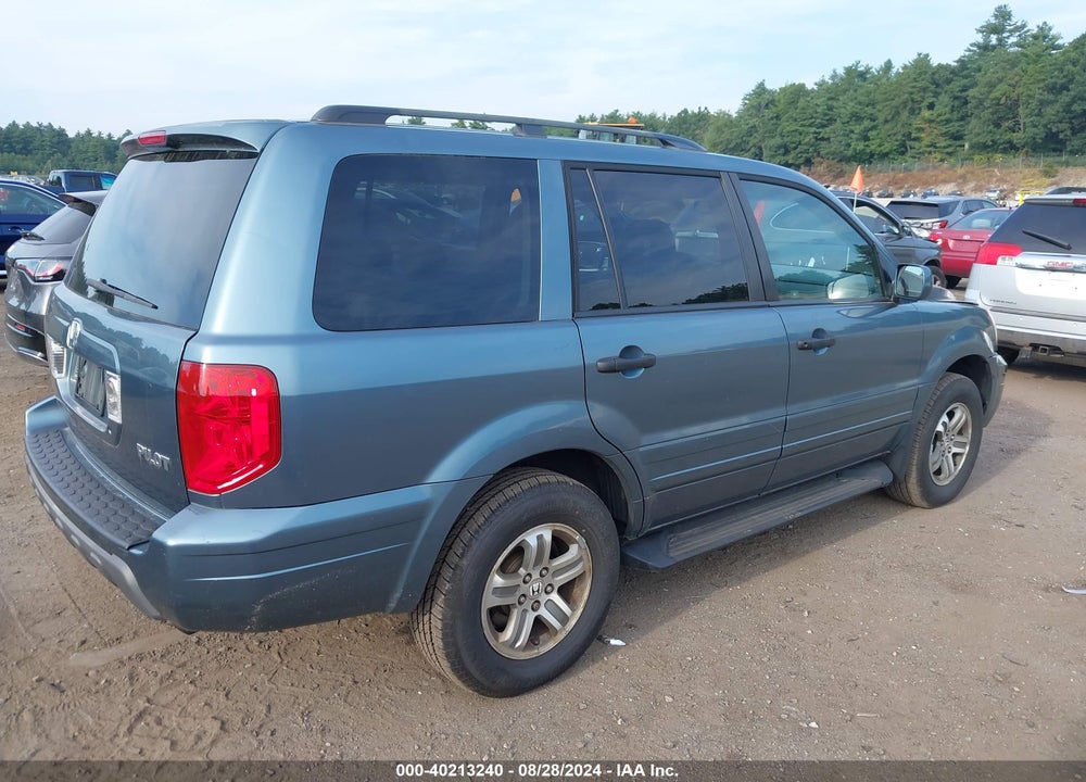 2005 HONDA PILOT EX-L VIN: 5FNYF18595B054784