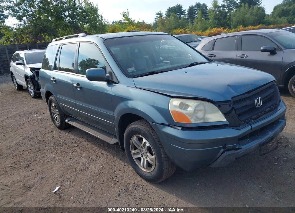 2005 HONDA PILOT EX-L VIN: 5FNYF18595B054784