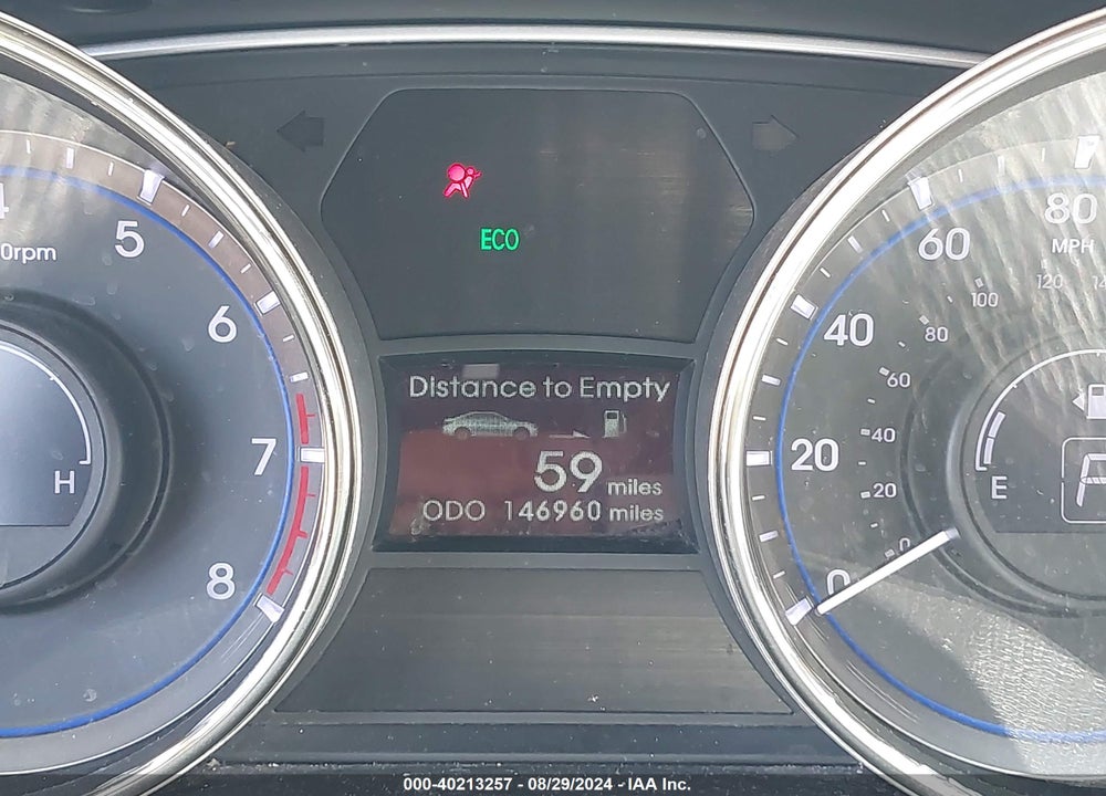 2013 HYUNDAI SONATA GLS VIN: 5NPEB4AC8DH652602