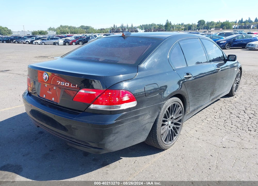 2008 BMW 750LI VIN: WBAHN83548DT81170