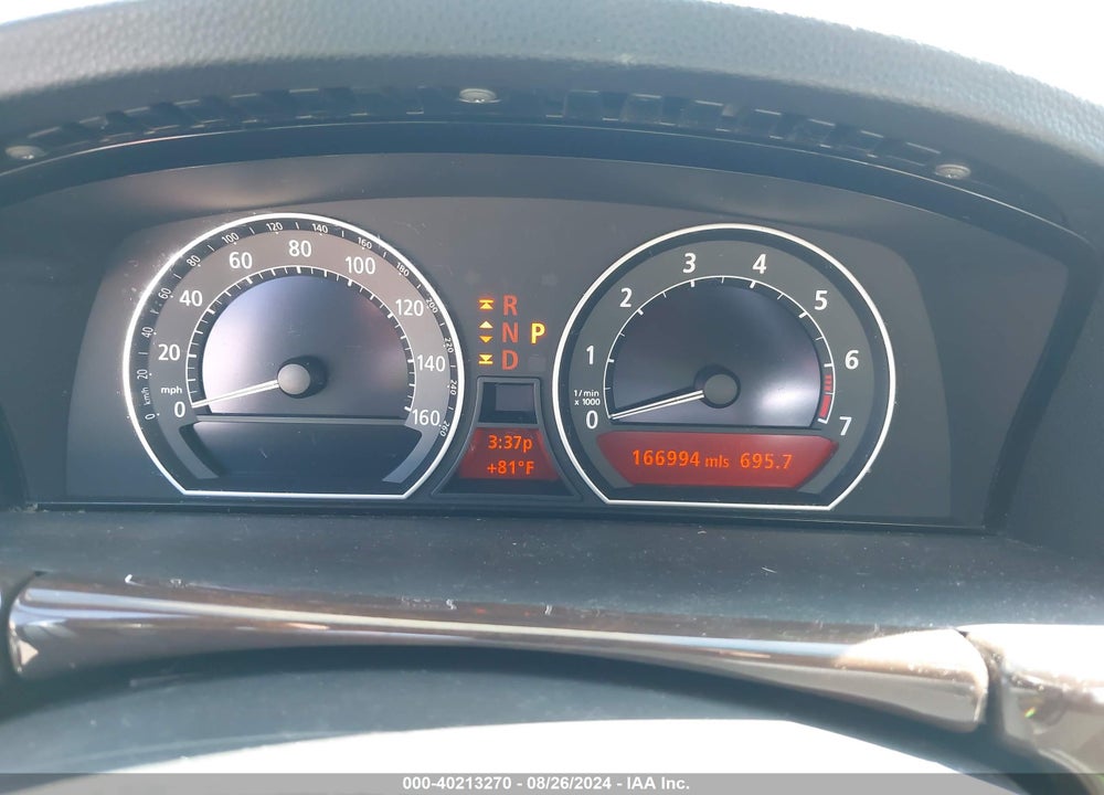 2008 BMW 750LI VIN: WBAHN83548DT81170