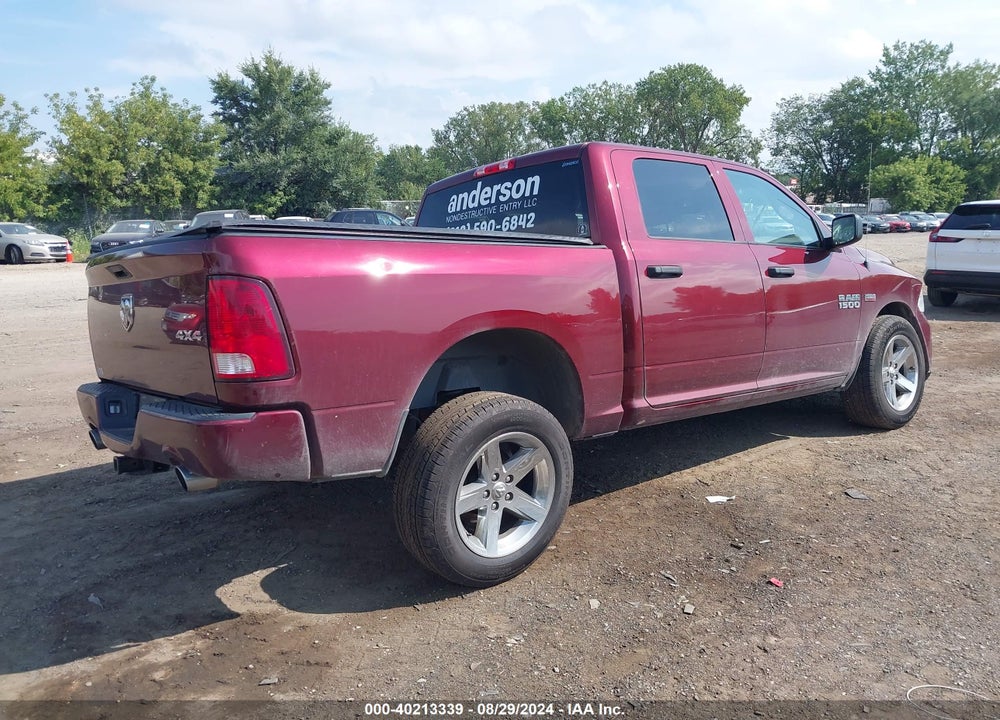 2018 RAM 1500 EXPRESS 4X4 5'7 BOX VIN: 3C6RR7KT2JG137958