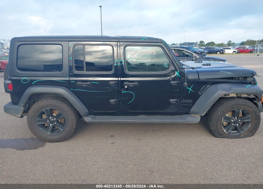 2022 JEEP WRANGLER UNLIMITED SPORT ALTITUDE 4X4 VIN: 1C4HJXDG9NW163539