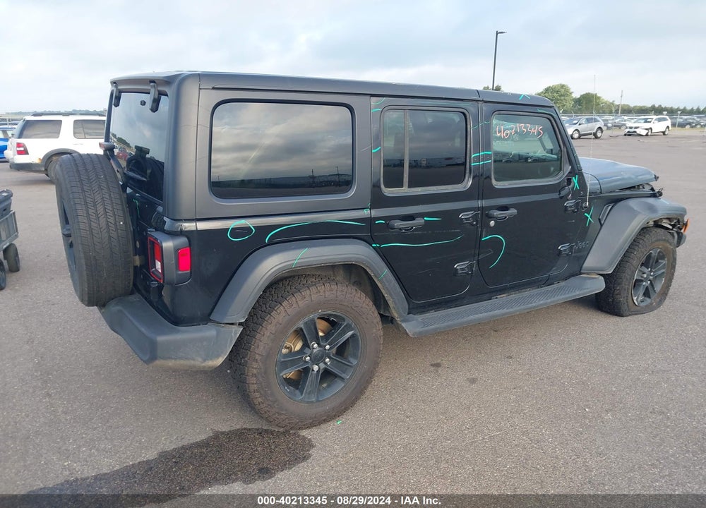 2022 JEEP WRANGLER UNLIMITED SPORT ALTITUDE 4X4 VIN: 1C4HJXDG9NW163539